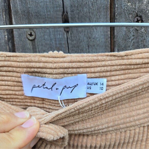 Petal + Pup Women's Corduroy Talaren Pants  Beige Size US10 - Picture 2 of 6